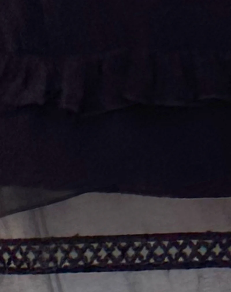 Lenuta Chiffon Midi Skirt in Black - Image 6