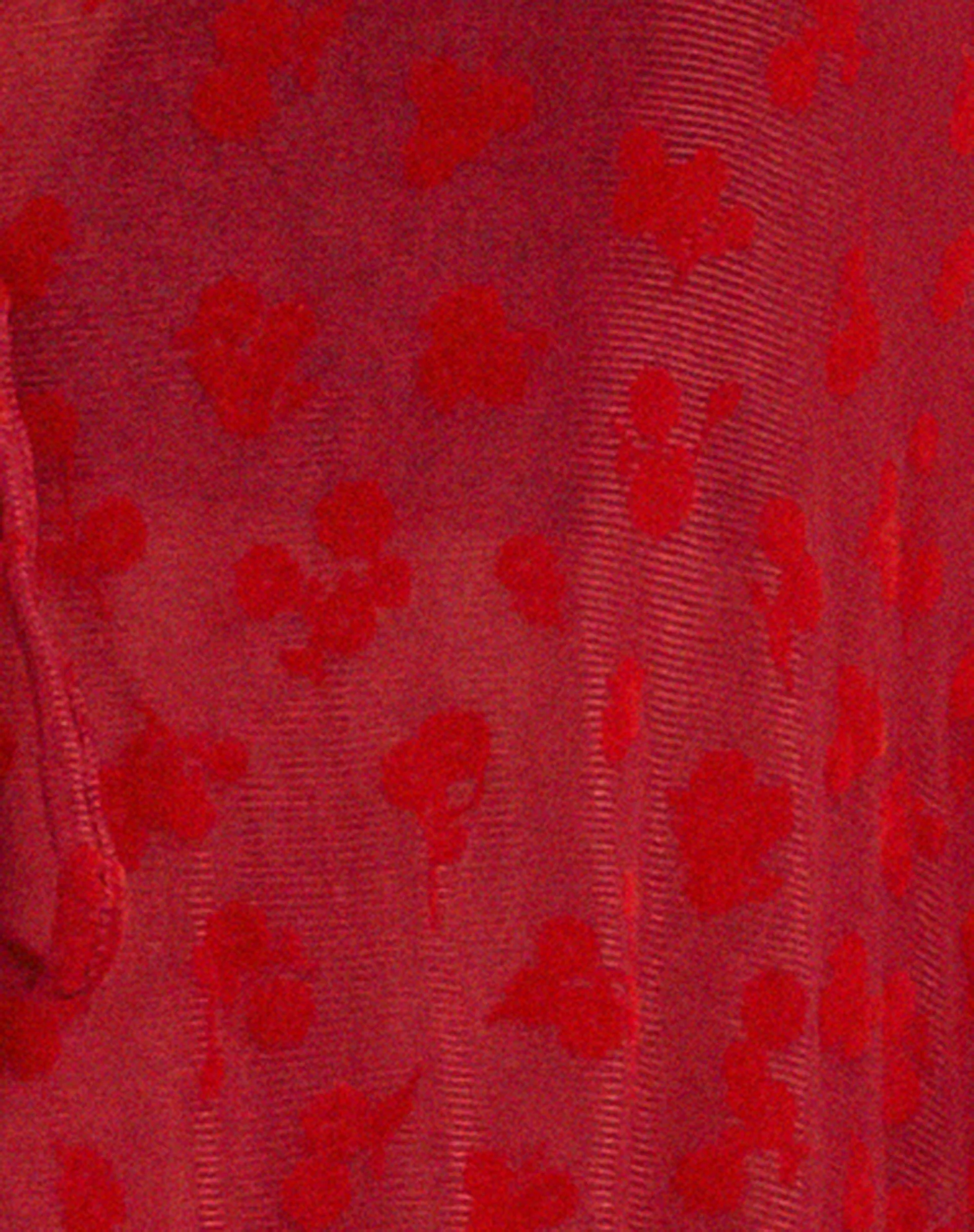 Leony Cardi in Red Flock Mesh - Image 5