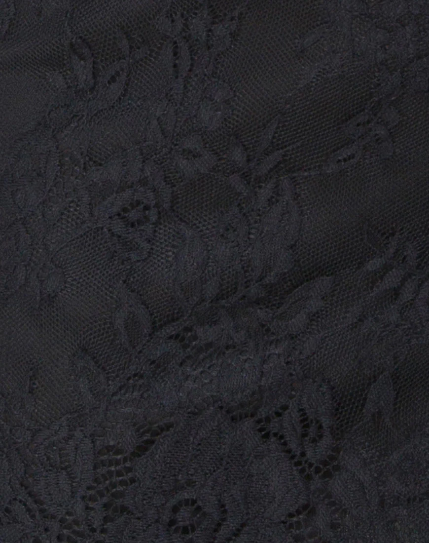 Lesora dress in Lace Black - Image 5