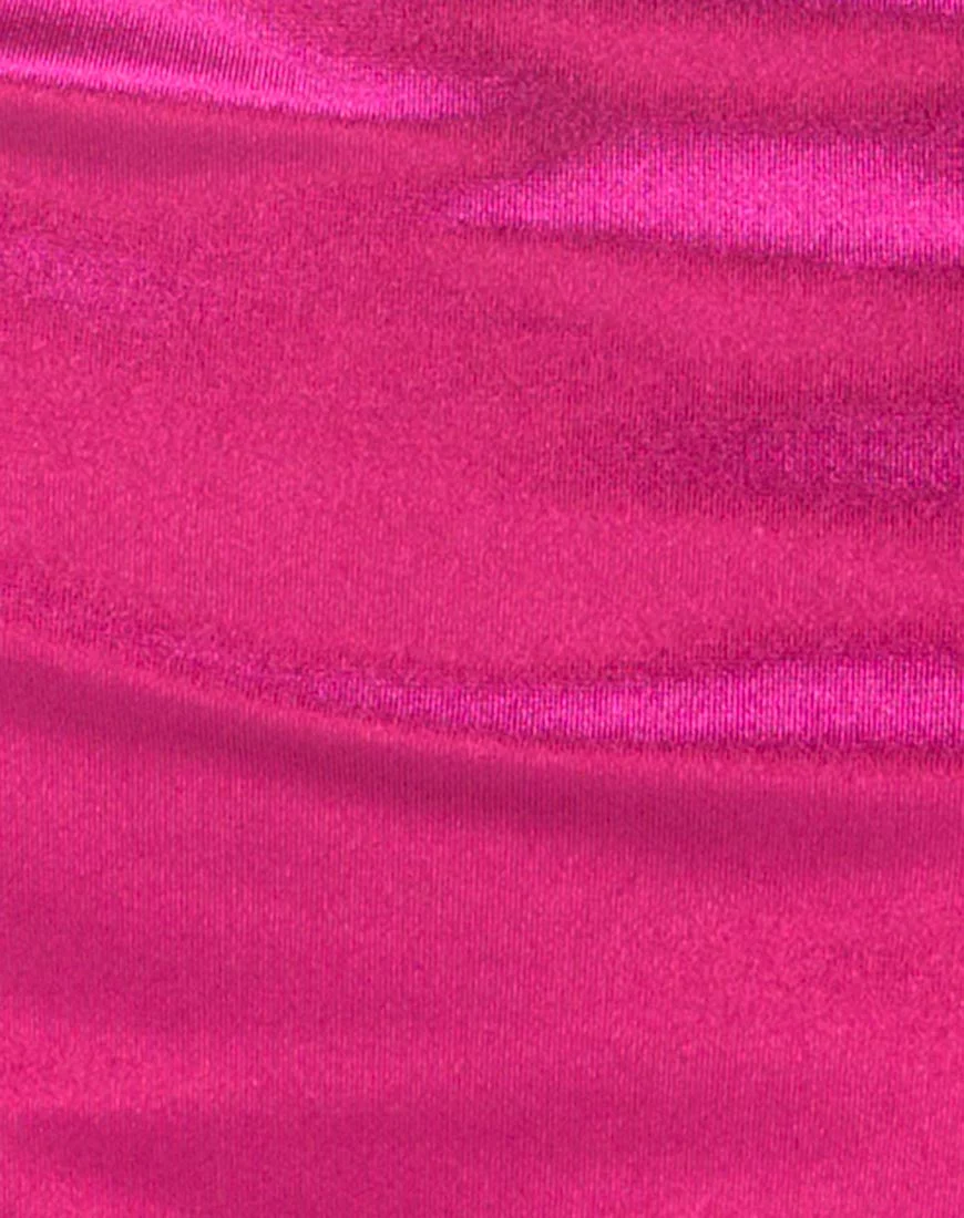 Lesty Bodycon Dress in Magenta - Image 5