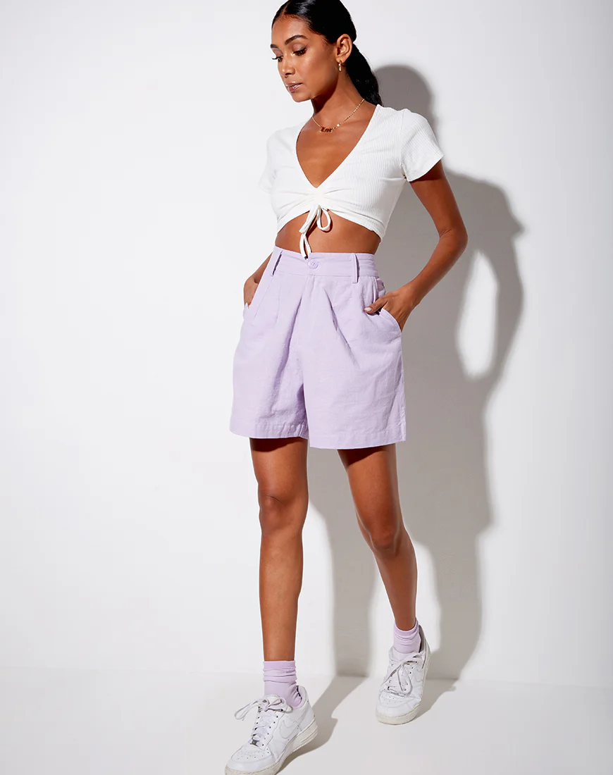 Lex Short in Violet - Image 3