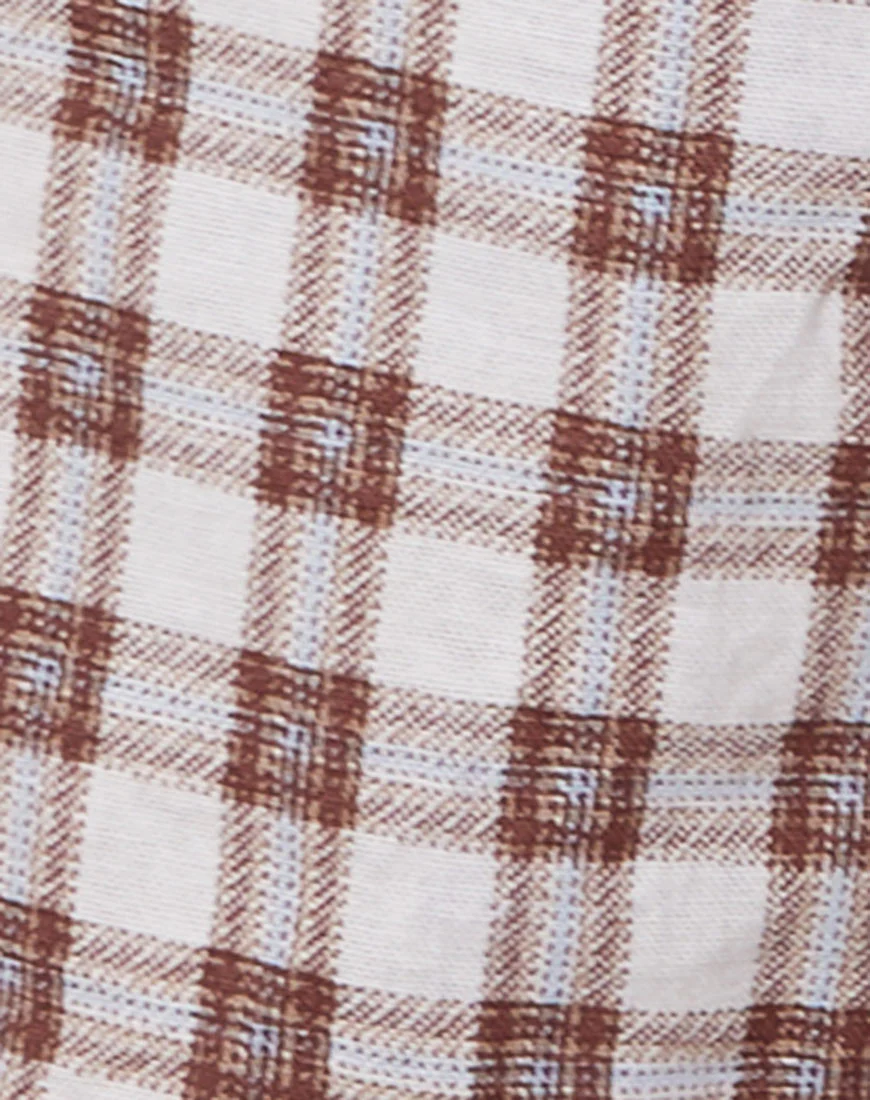 Lexta Short in Checkmate Brown - Image 5