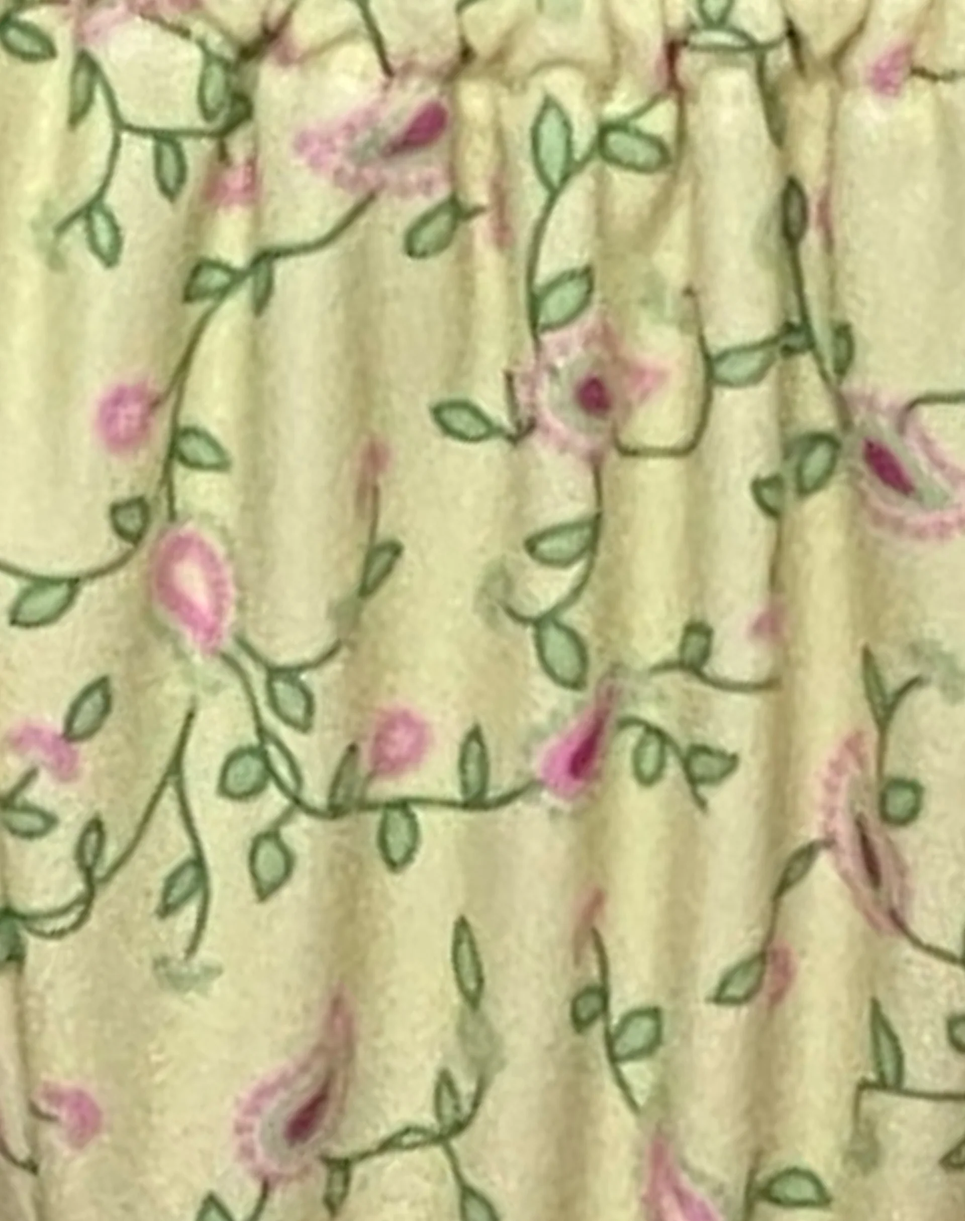 Leyna Bikini Bottom in Paisley Yellow with Pink Binding - Image 7