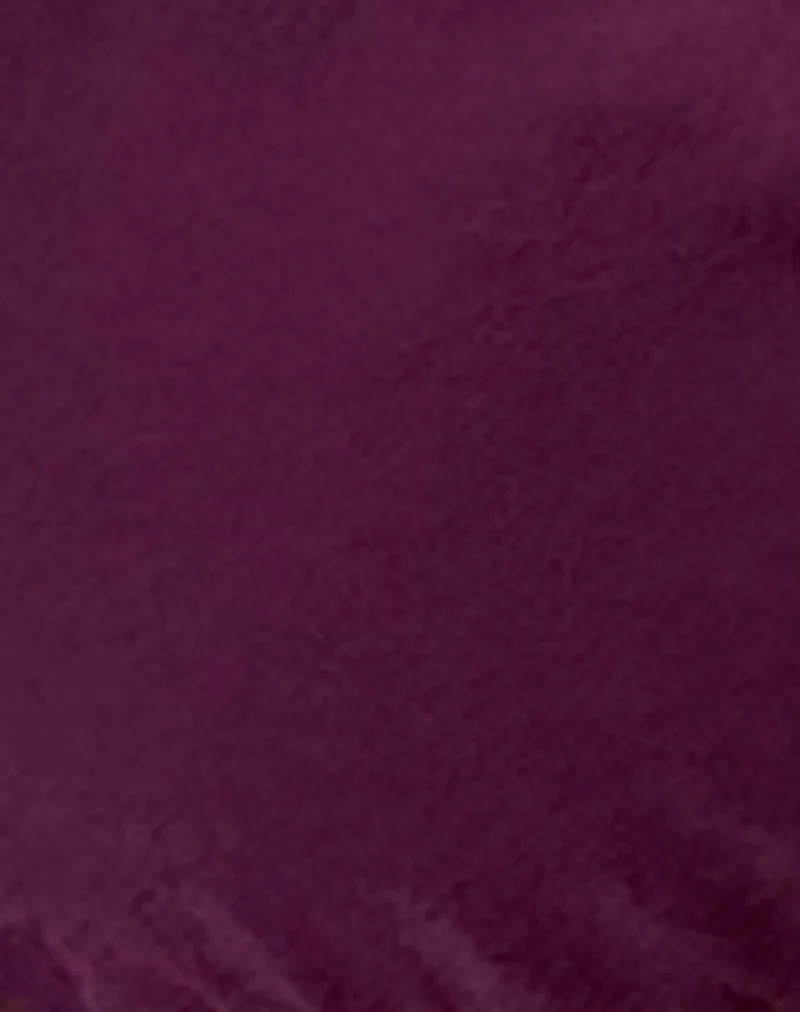 Leyna Bikini Bottom in Plum Shimmer - Image 5