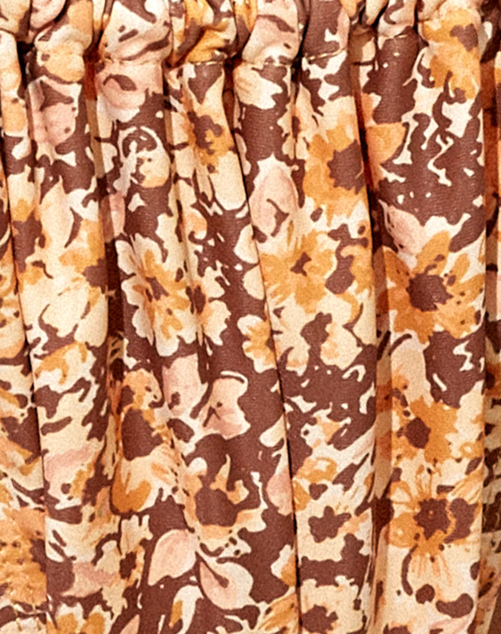 Leyna Bikini Bottom in Small Flower Brown - Image 7