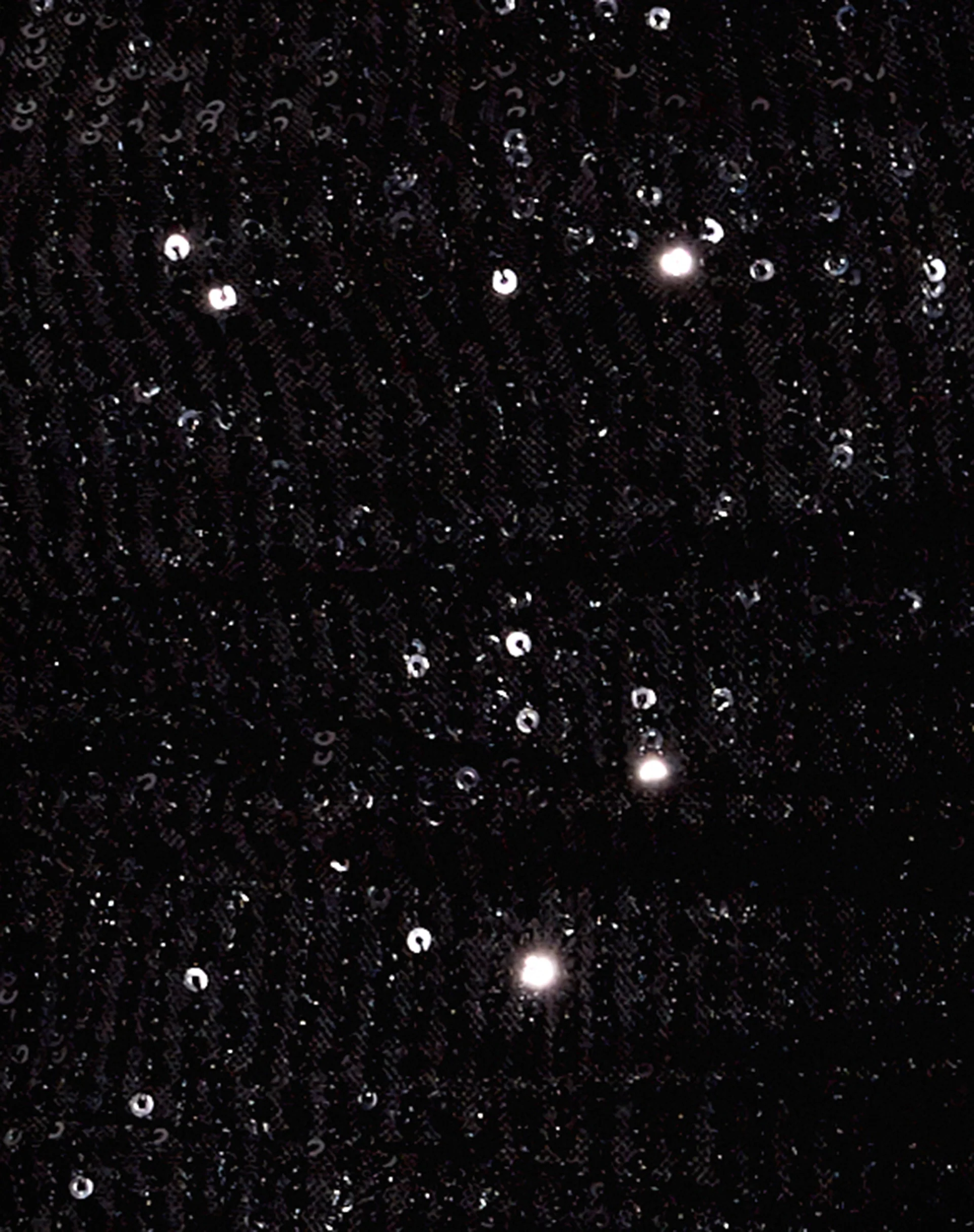 Liama Dress in Sequin Black - Image 7