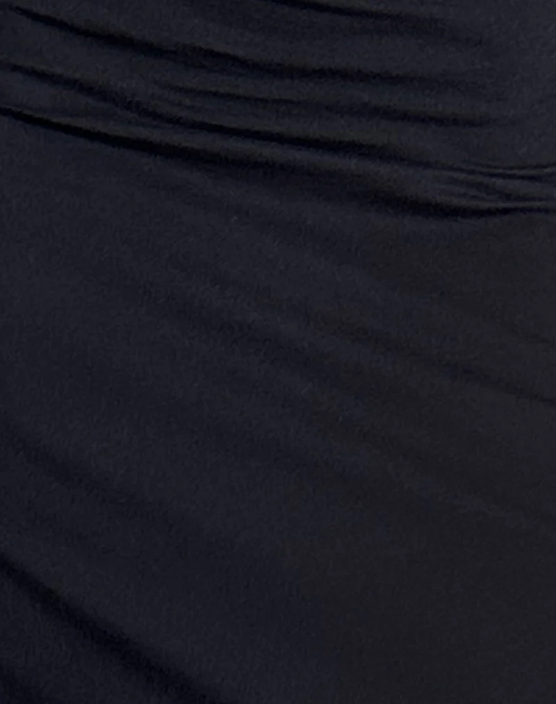 Liana Maxi Skirt in Black - Image 6