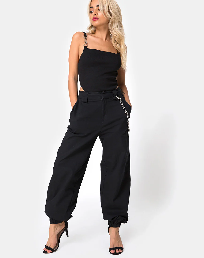 Lidom Bodice in Black with Silver Hook - Image 3