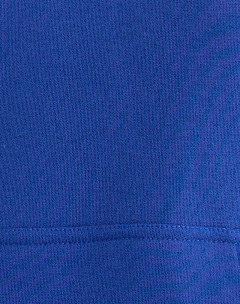 Lingwu Hoodie in Cobalt Blue with Buttermilk Binding - Image 6