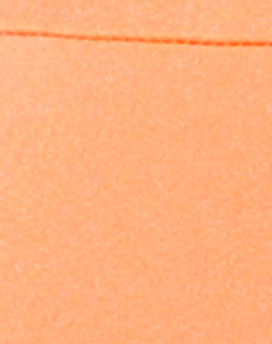 Lita Unitard in Fluro Orange - Image 5