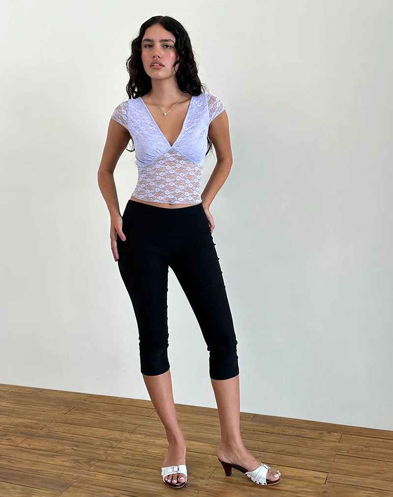 Livra Top in Clover Lace Lilac - Image 2