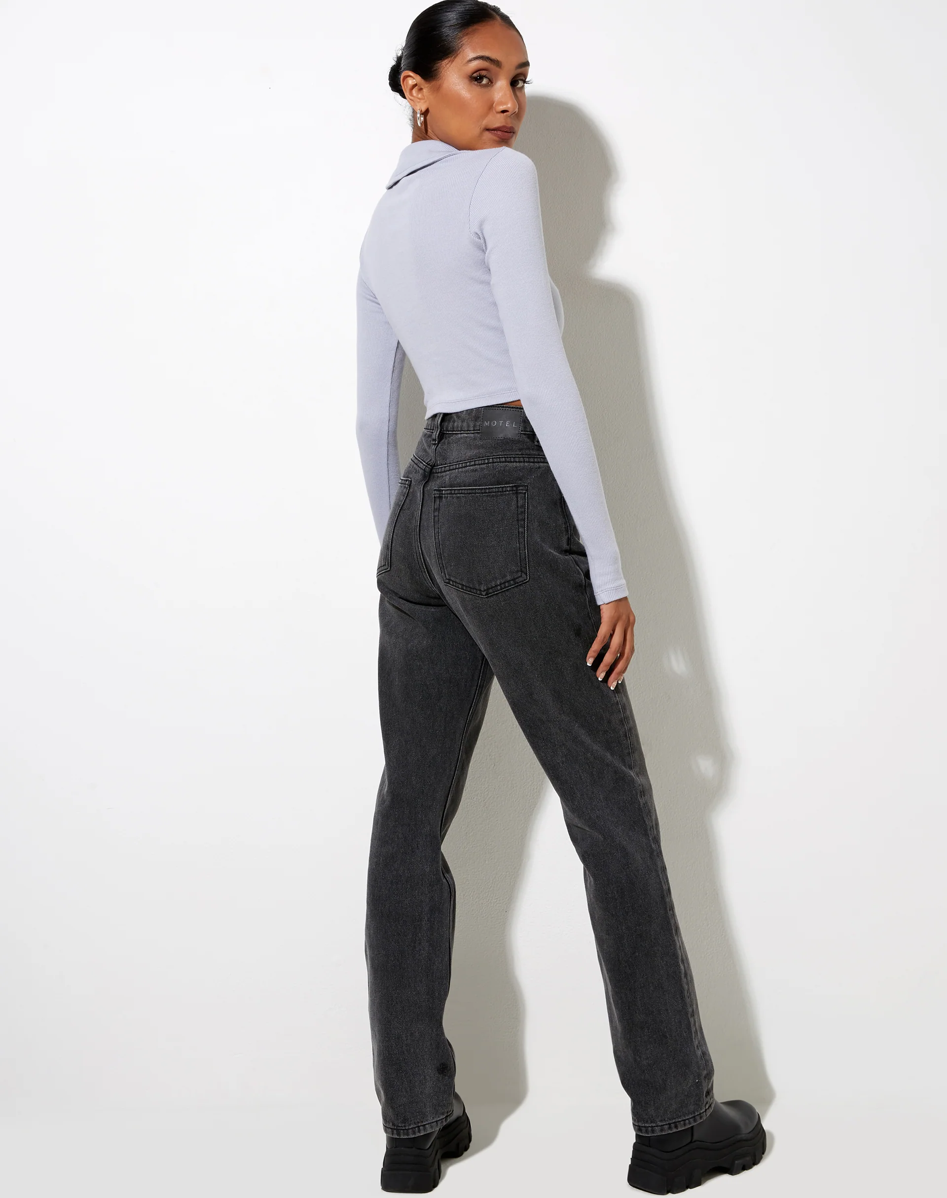 Lody Crop Top in Lunar Rock - Image 6