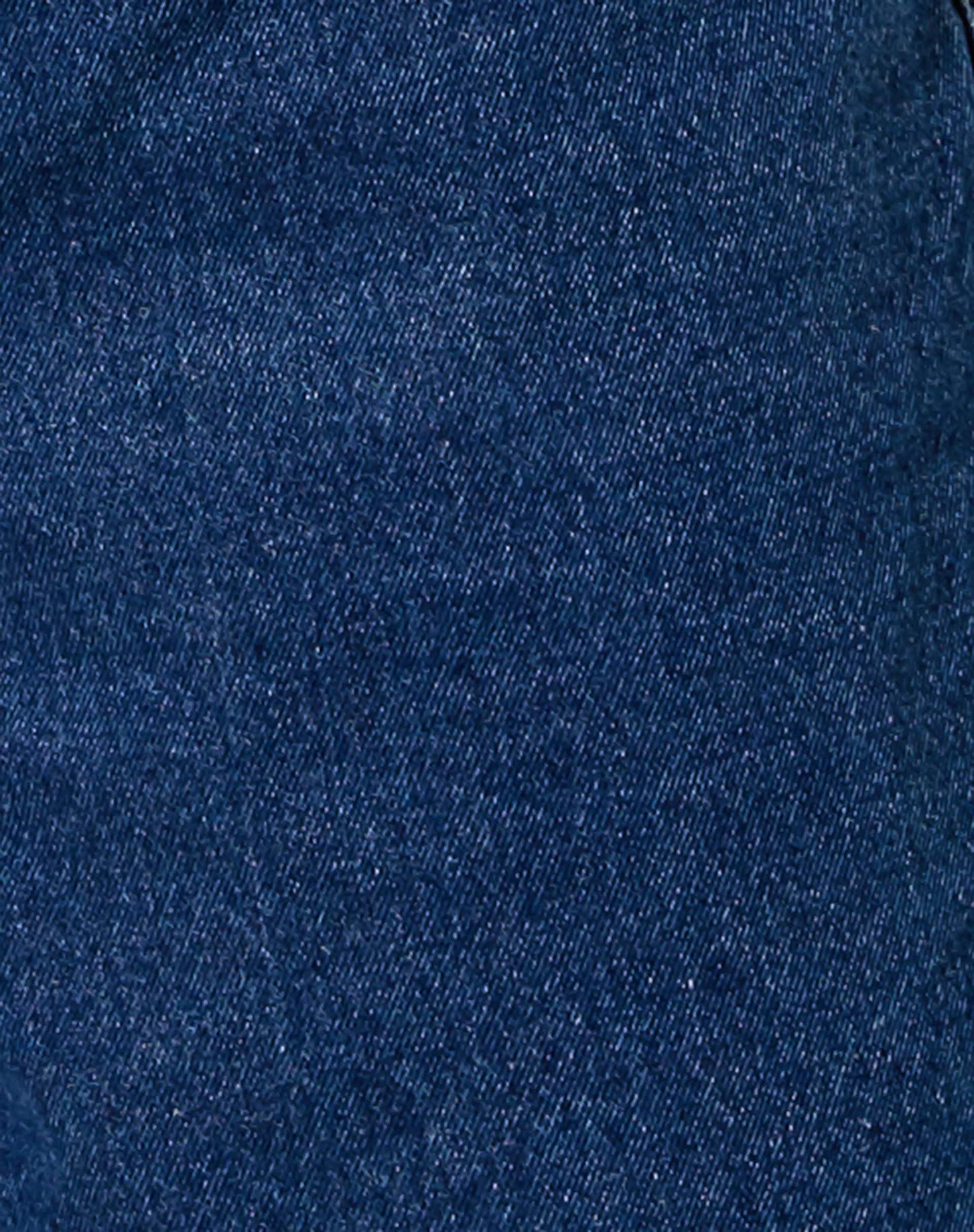 Loose Fit Denim Short in Classic Blue - Image 7