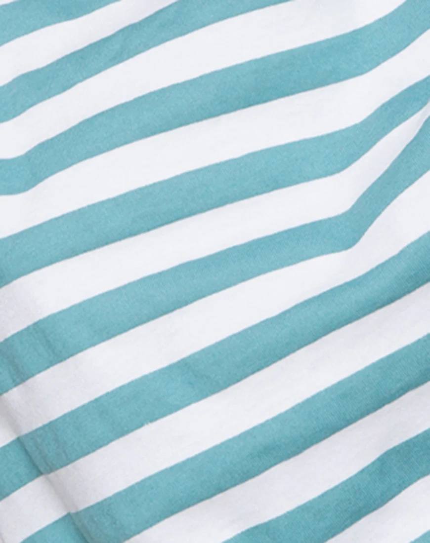Loose Knot Top in Mid Stripe - Image 5