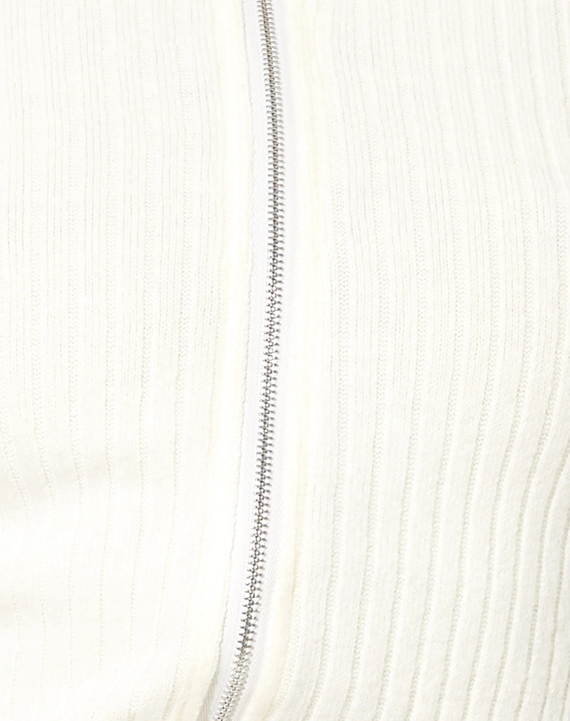 Loria Fur Cardigan in Ivory - Image 6
