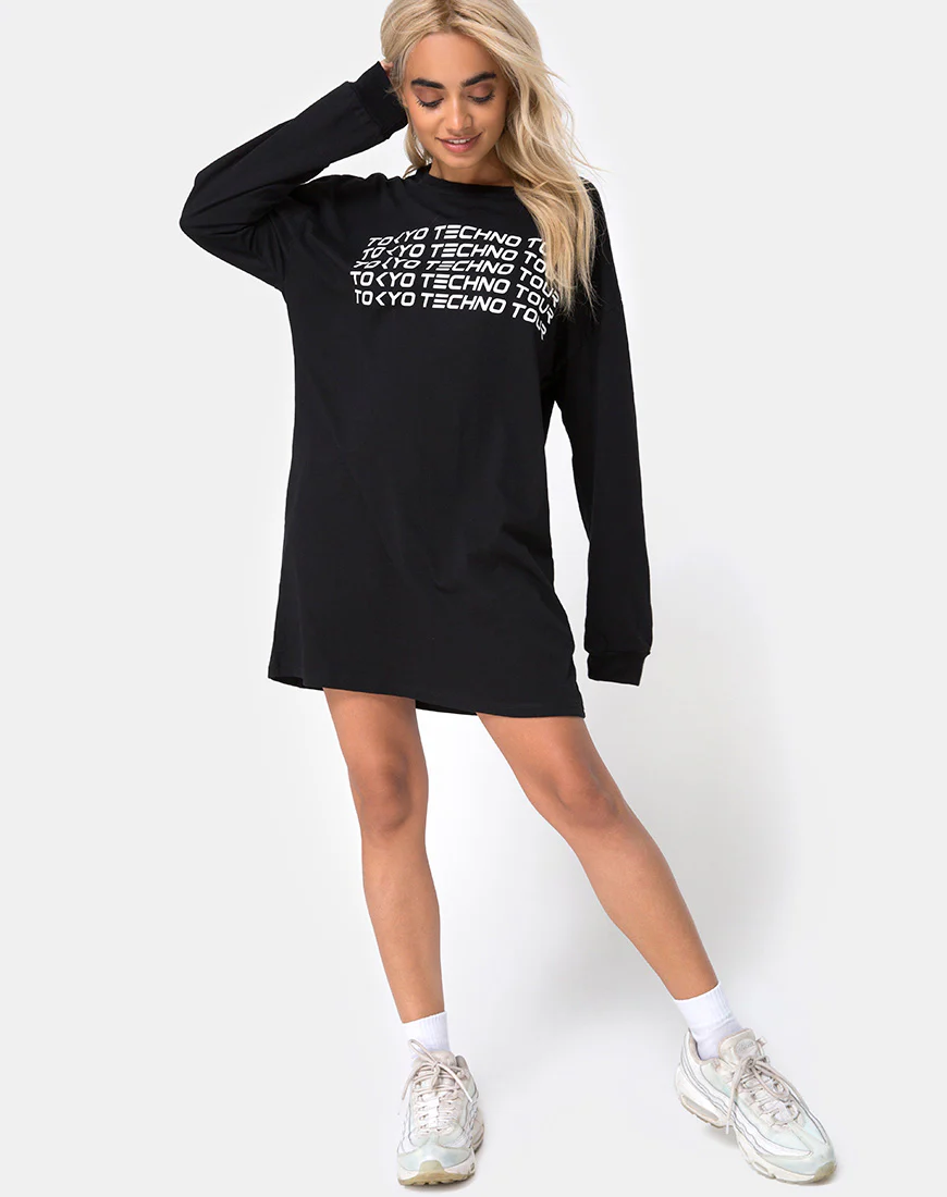 Loutries Sweatshirt in Tokyo Techno - Image 4