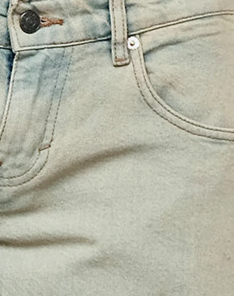 Low Rise Roomy Jeans in Desert Sand Wash - Image 6