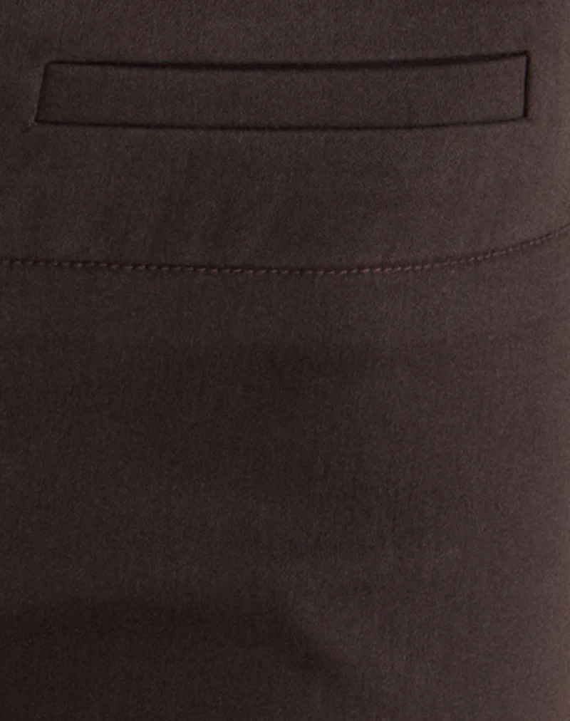 Lucen Mini Short in Tailoring Brown - Image 8
