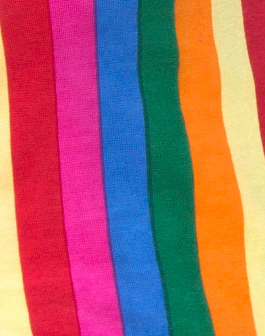Lucia Bodice in Good Times Stripe  X Princess Polly - Image 5