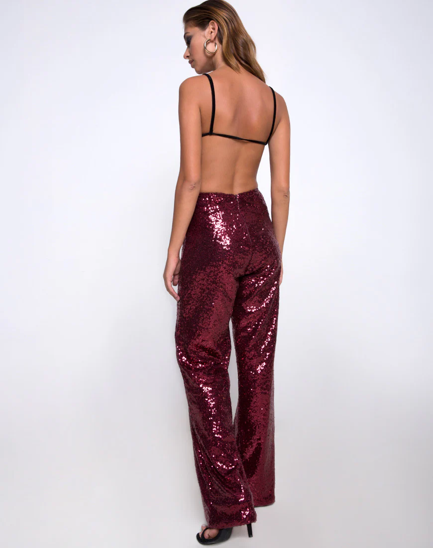 Lucia Bodice in Velvet Black - Image 4