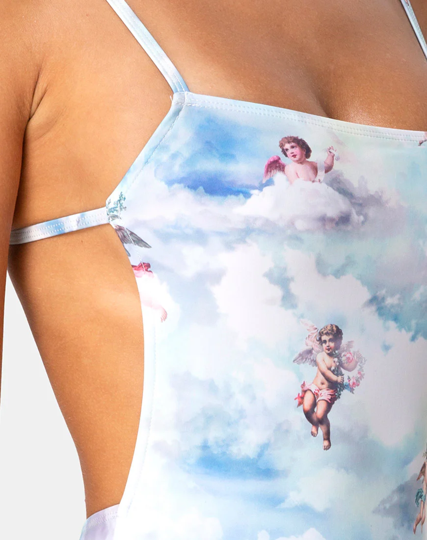 Luelle Swimsuit in Bikini Angel Sky Blue - Image 5