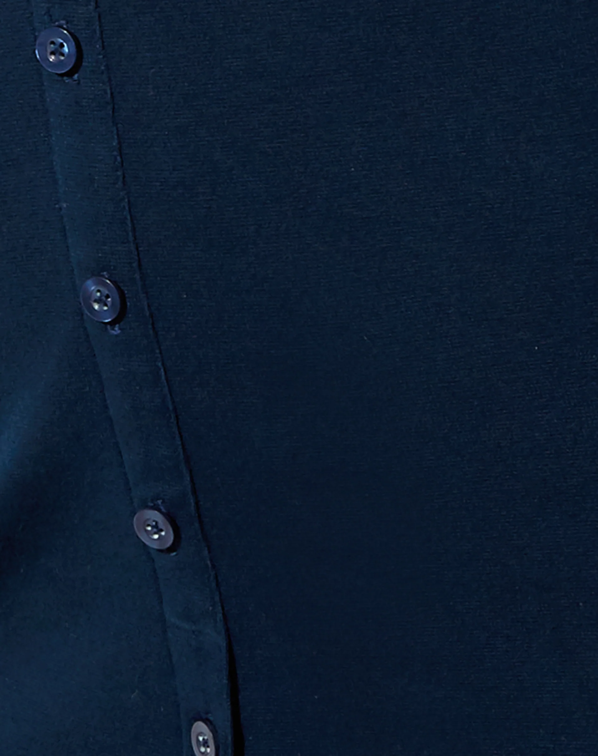 Luiza Mini Dress in Rib Navy - Image 6