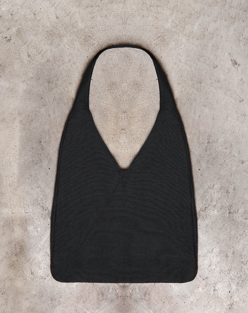 Lum Oversized Shoulder Bag in Black - Image 2