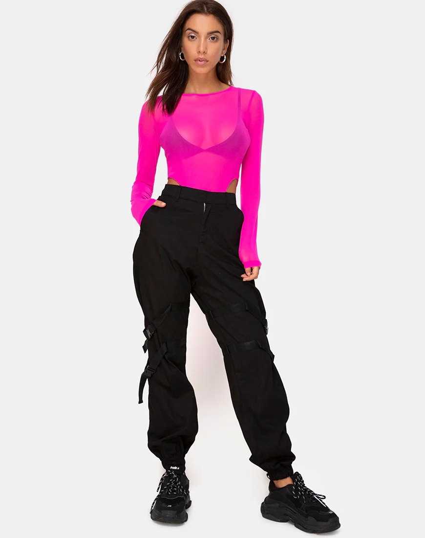 Lumier Bodice Fluro Pink - Image 3