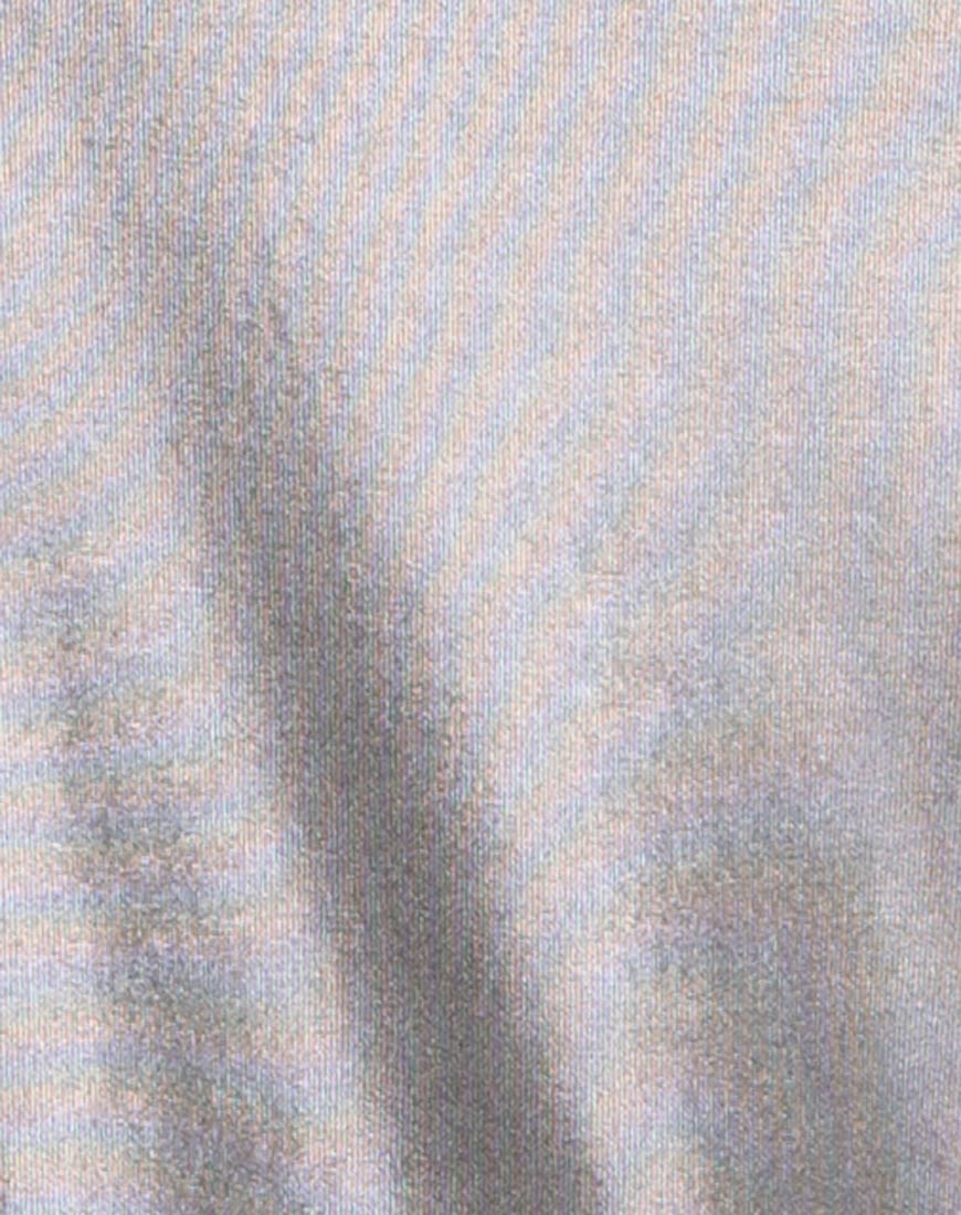 Lustre Slip Dress in Frozen Shimmer Ice - Image 5