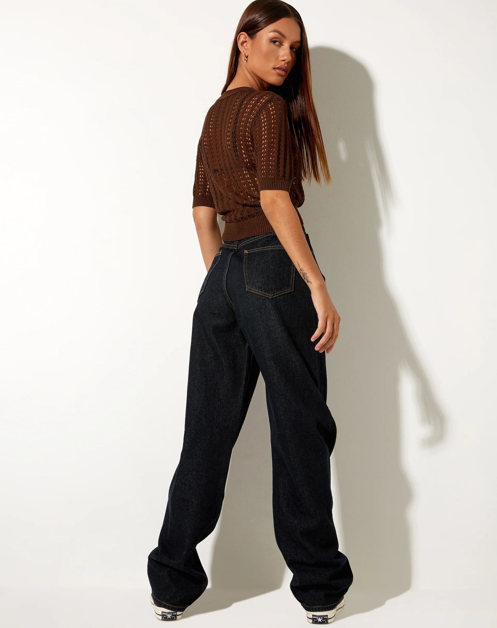 Mae Jumper in Bitter Chocolate - Image 2