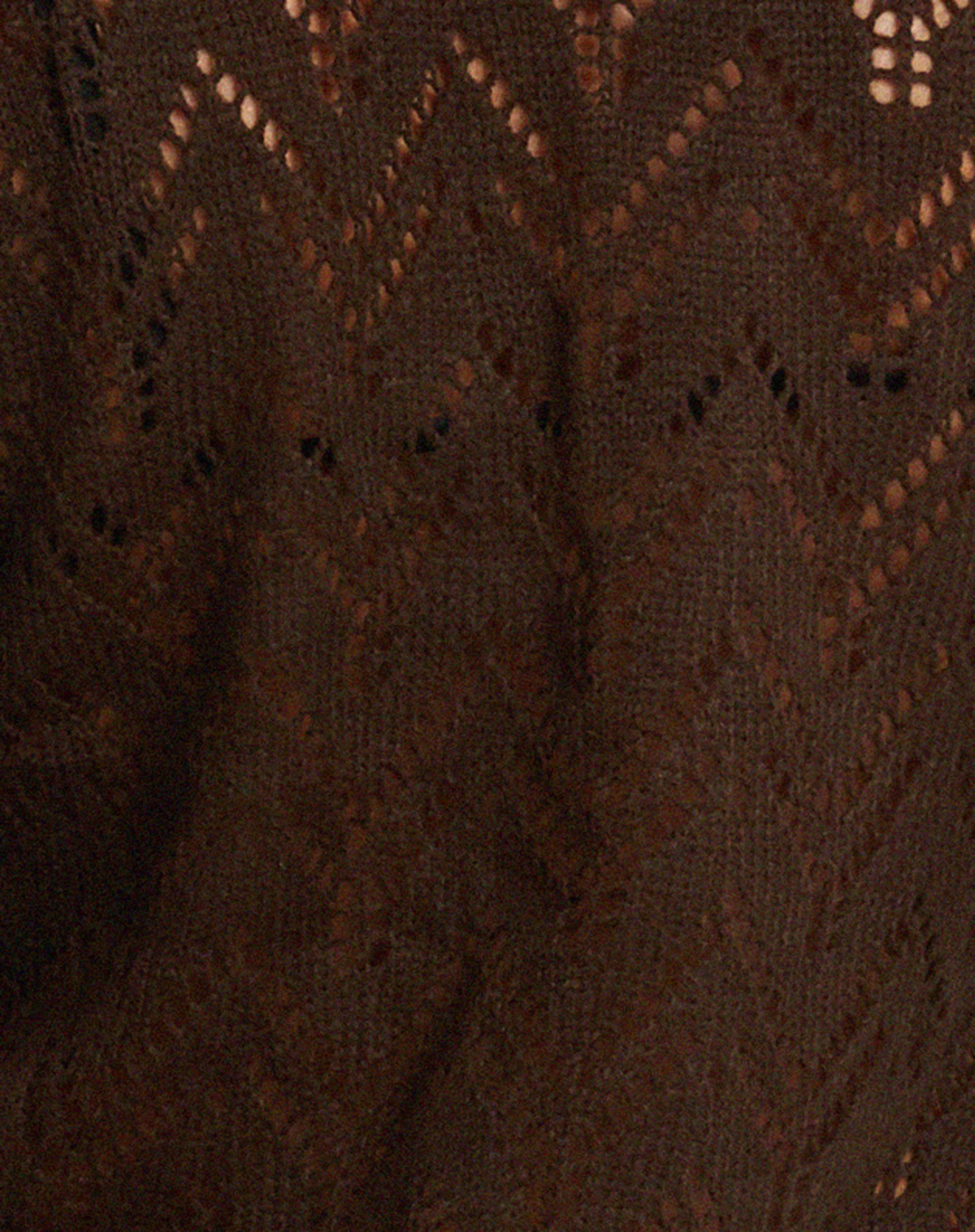 Mahina Cardi in Knitted Chocolate Brown - Image 5