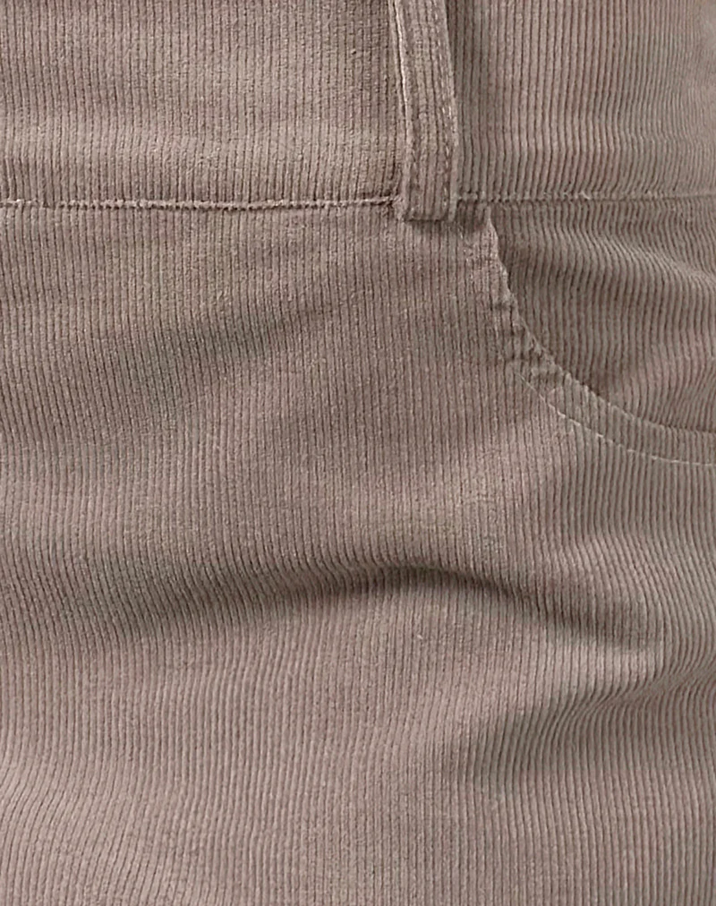 Mahito Skort in Babycord Light Taupe - Image 6
