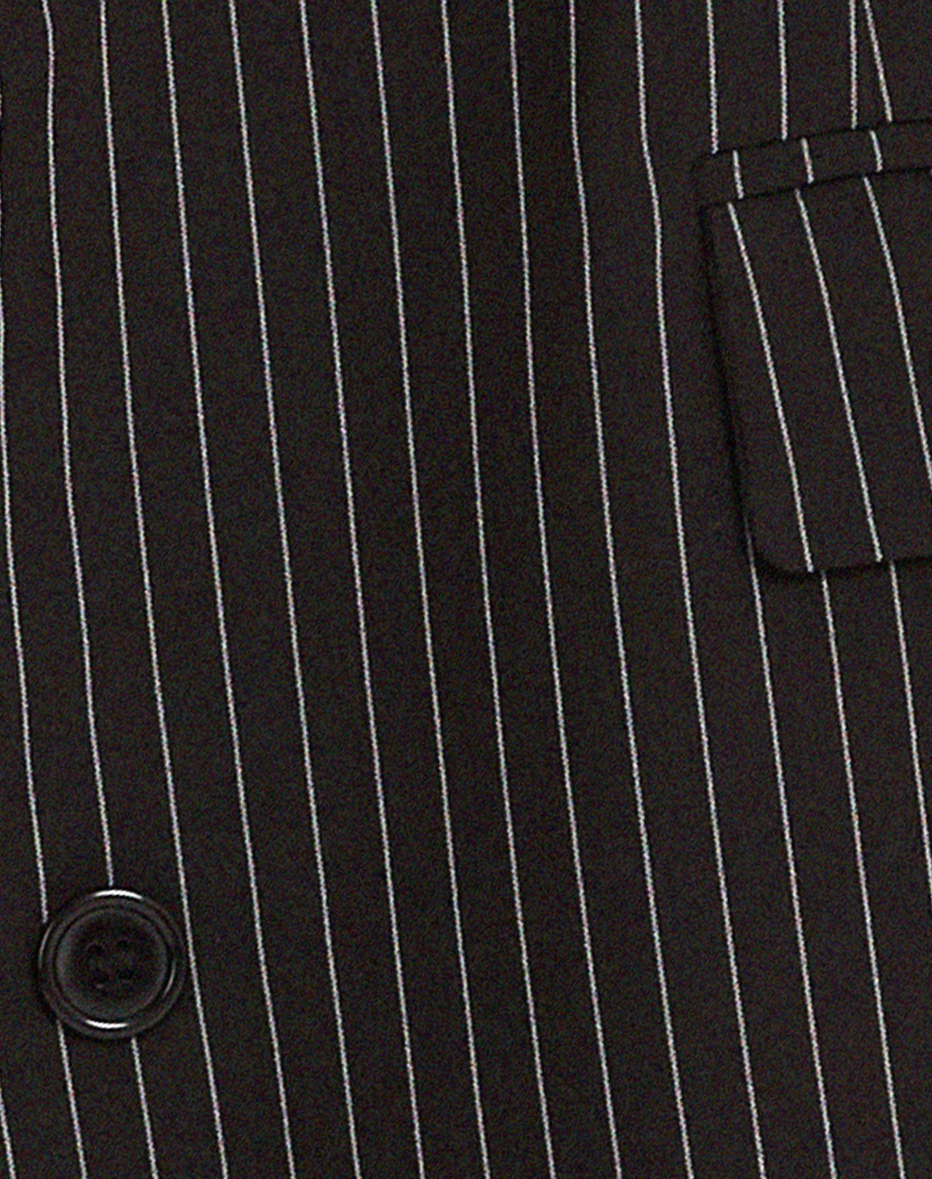 Maiwa Blazer in Pinstripe Black - Image 5