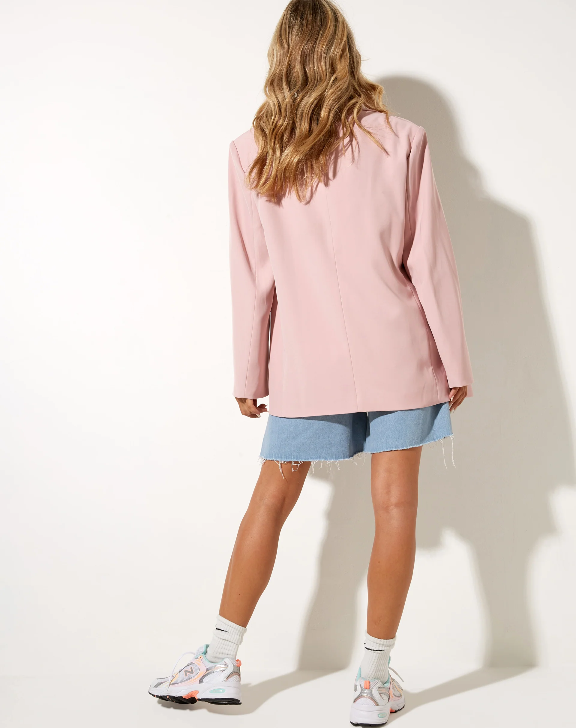 Maiwa Blazer in Soft Pink - Image 4