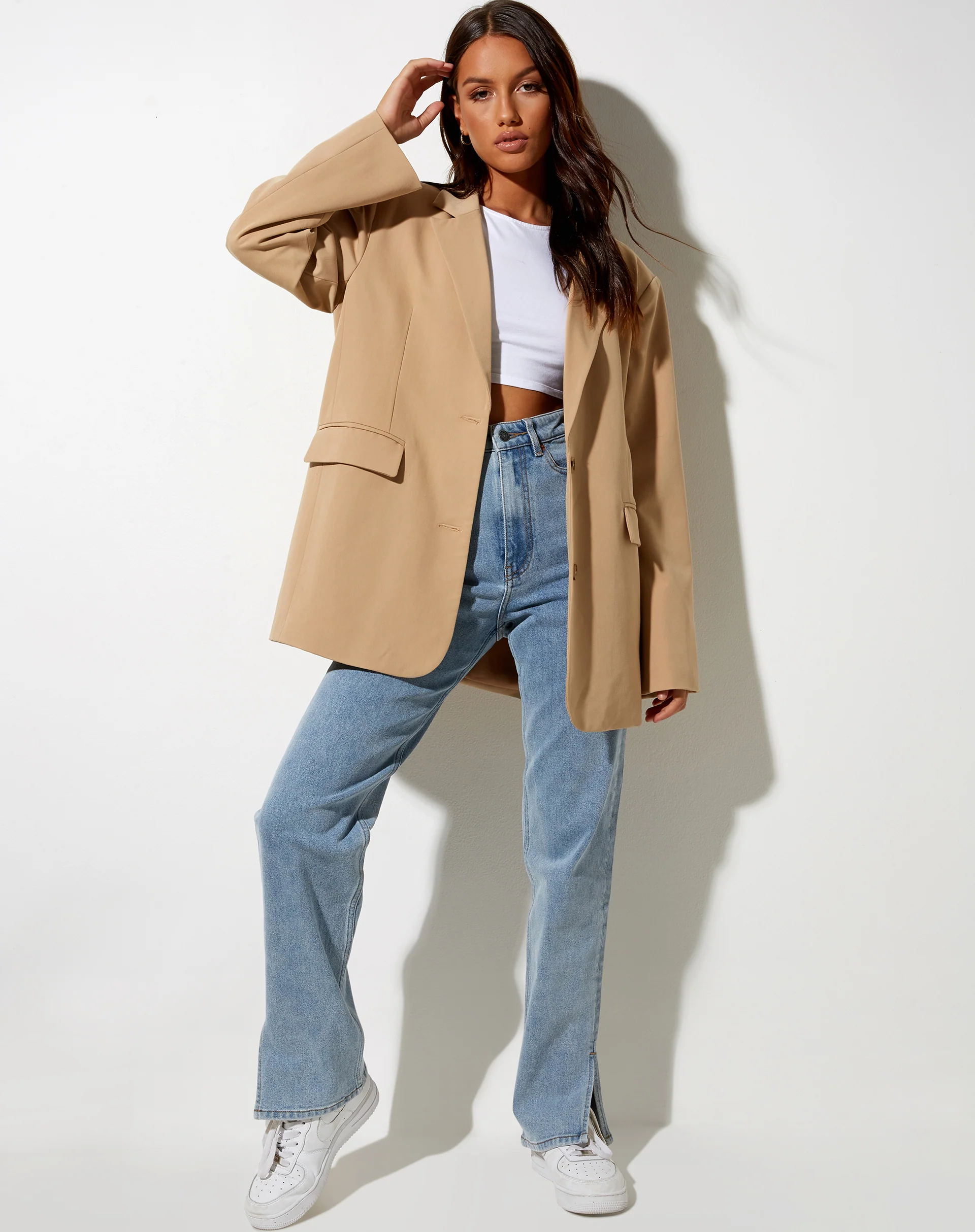 Maiwa Blazer in Almond - Image 2