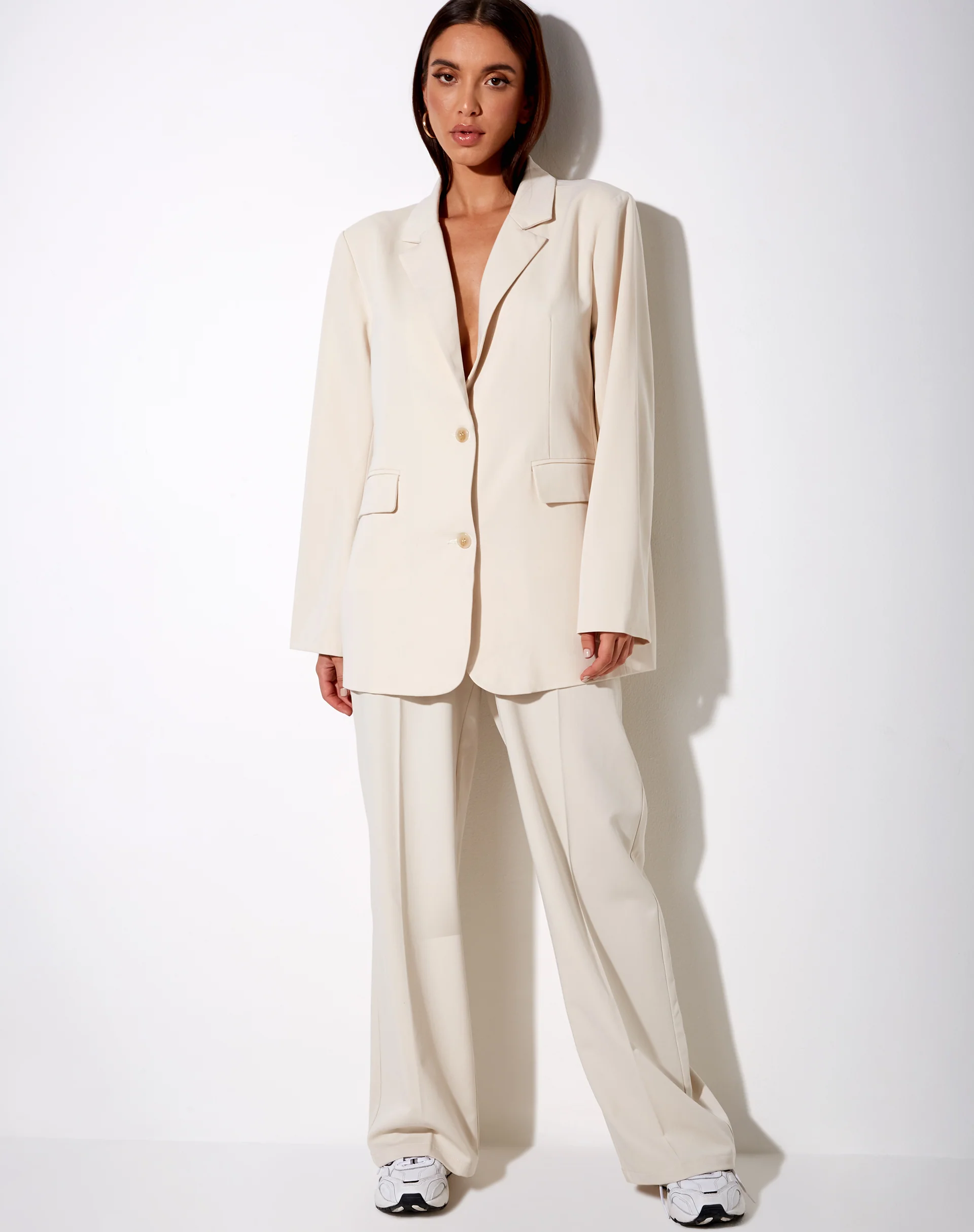 Maiwa Blazer in Cream - Image 4