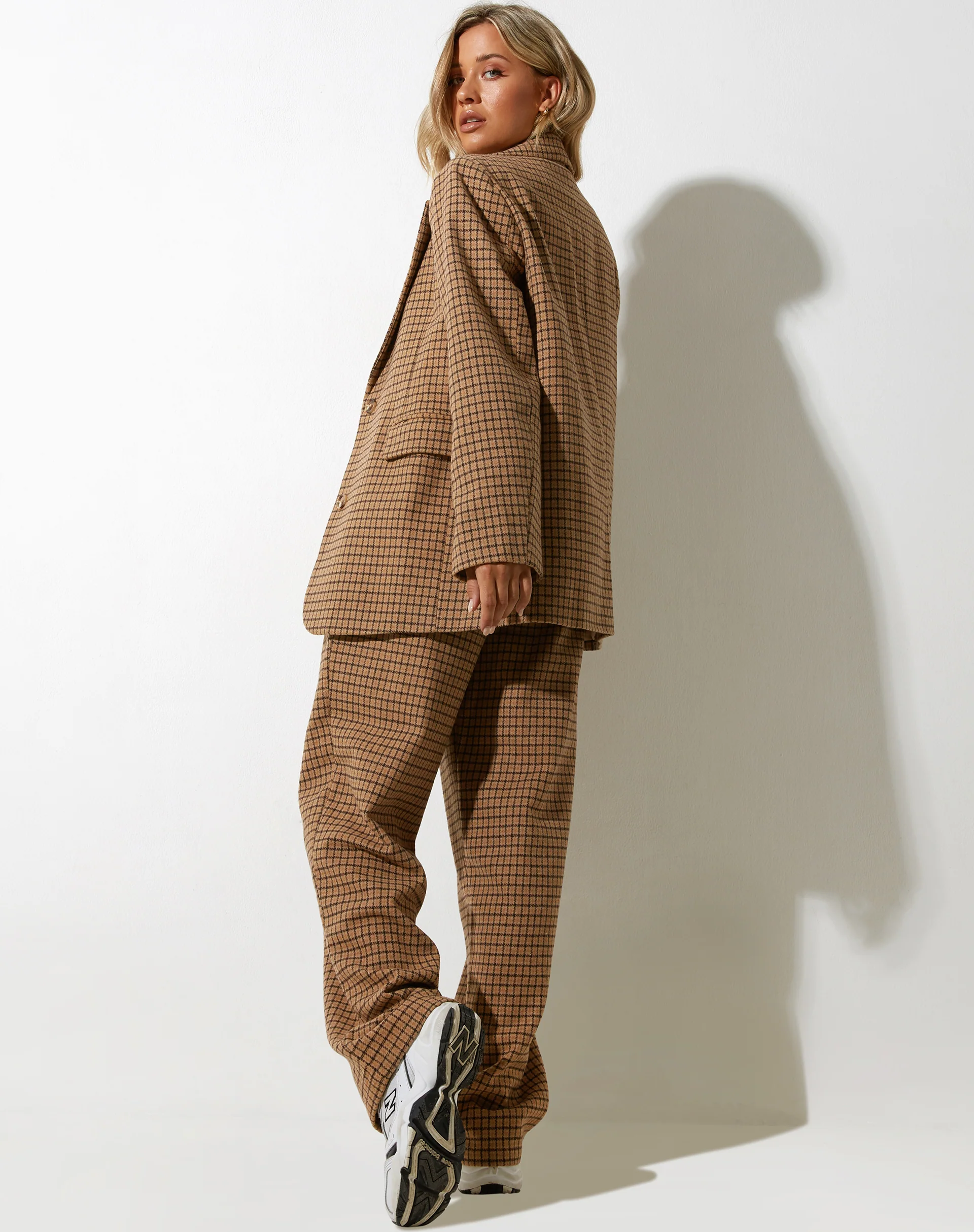 Maiwa Blazer in Wool Brown - Image 4