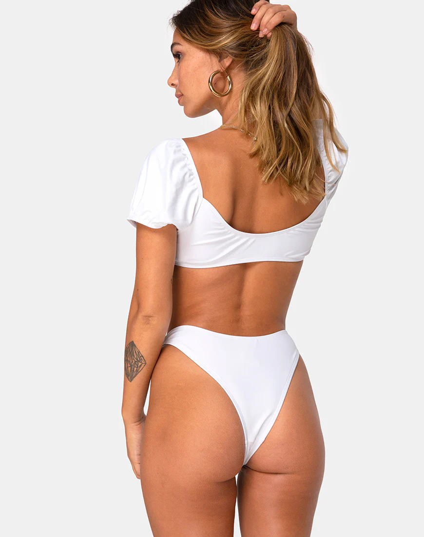 Makida Bikini Bottom in Ivory - Image 2