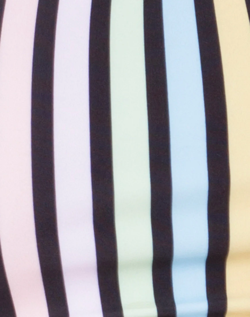 Malee Bikini Bottom in New Stripe - Image 5