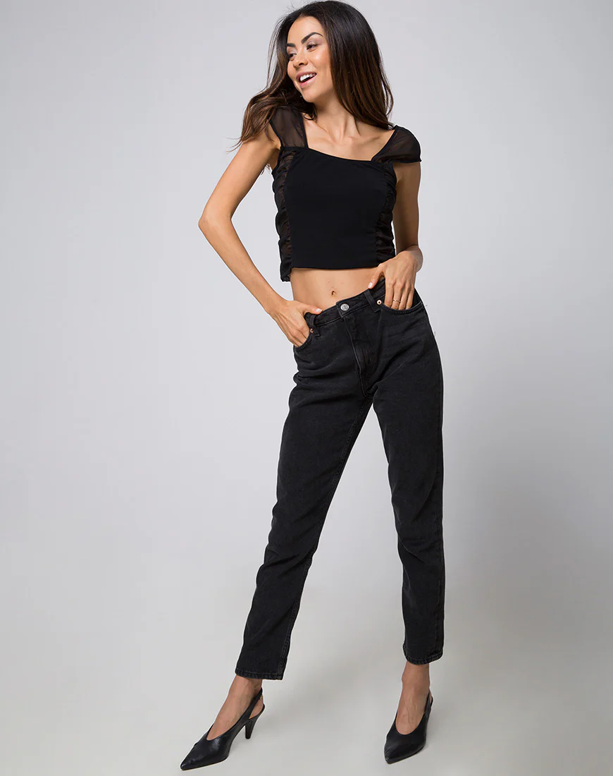 Maral Tube Top in Black - Image 3