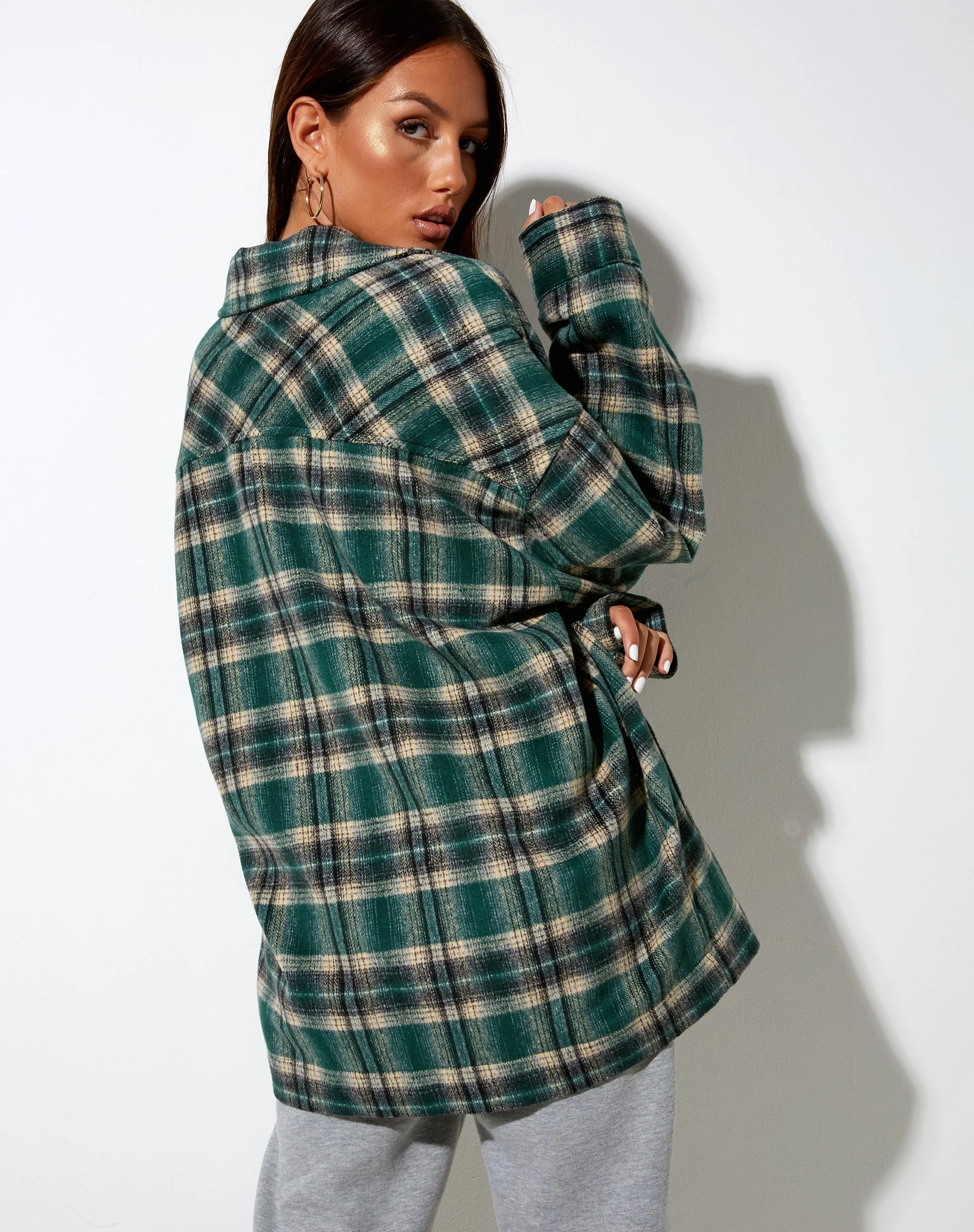 Marcel Shirt in Check Green Black - Image 2