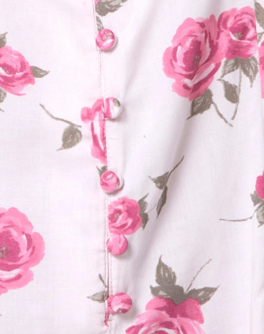 Mareli Playsuit in Rose Blossom - Image 5