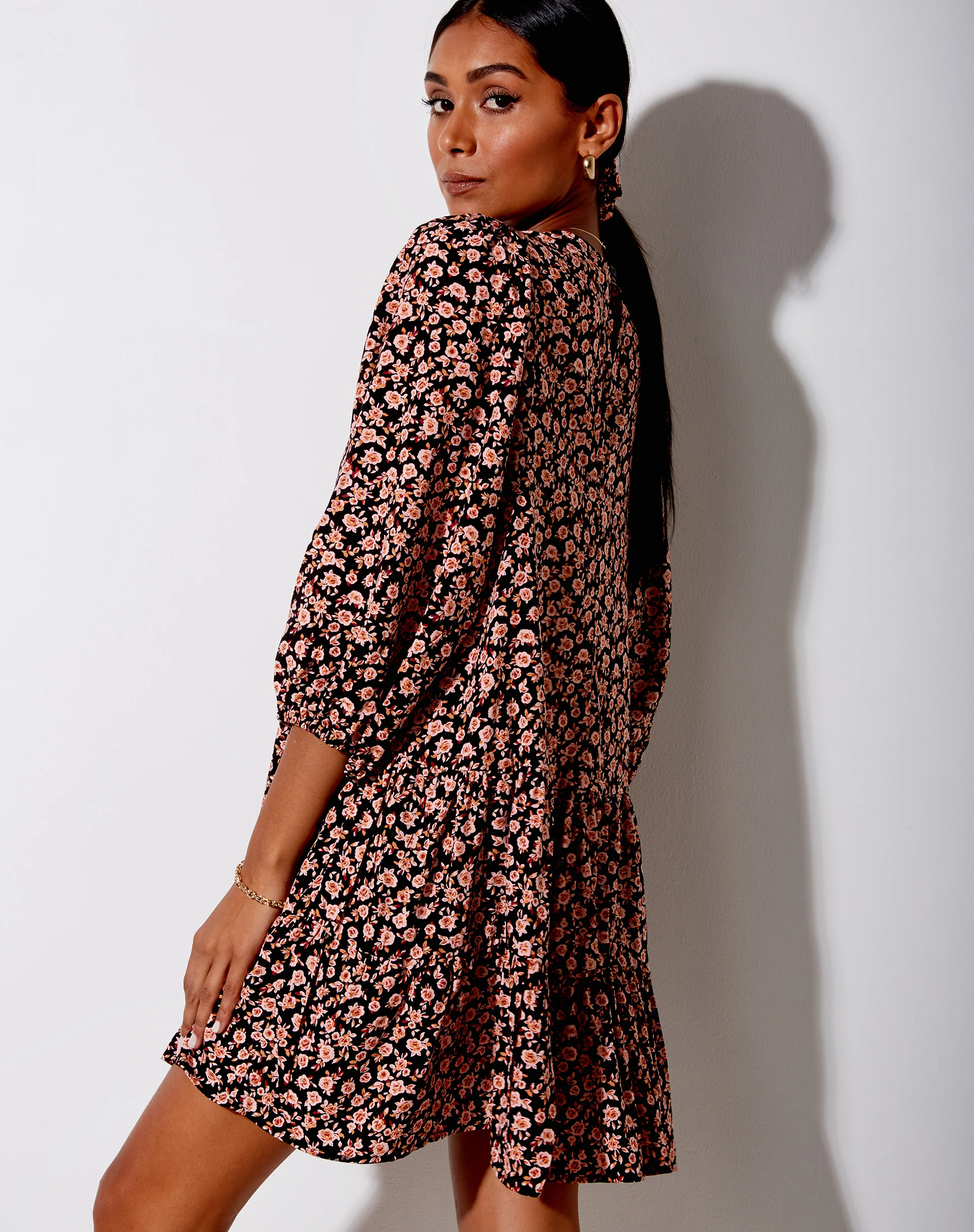 Mareta Tea Dress in Autumn Blossom - Image 2