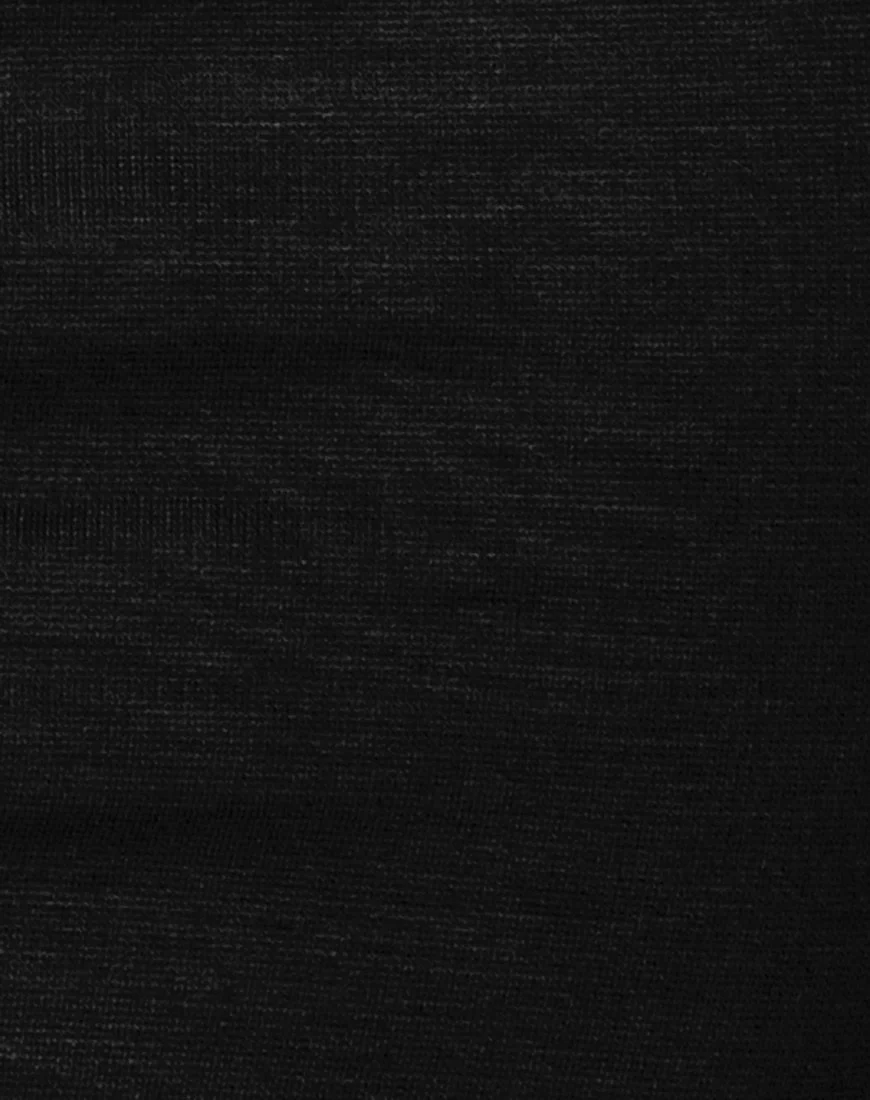 Marley Dress in Rectangle Square Black - Image 5