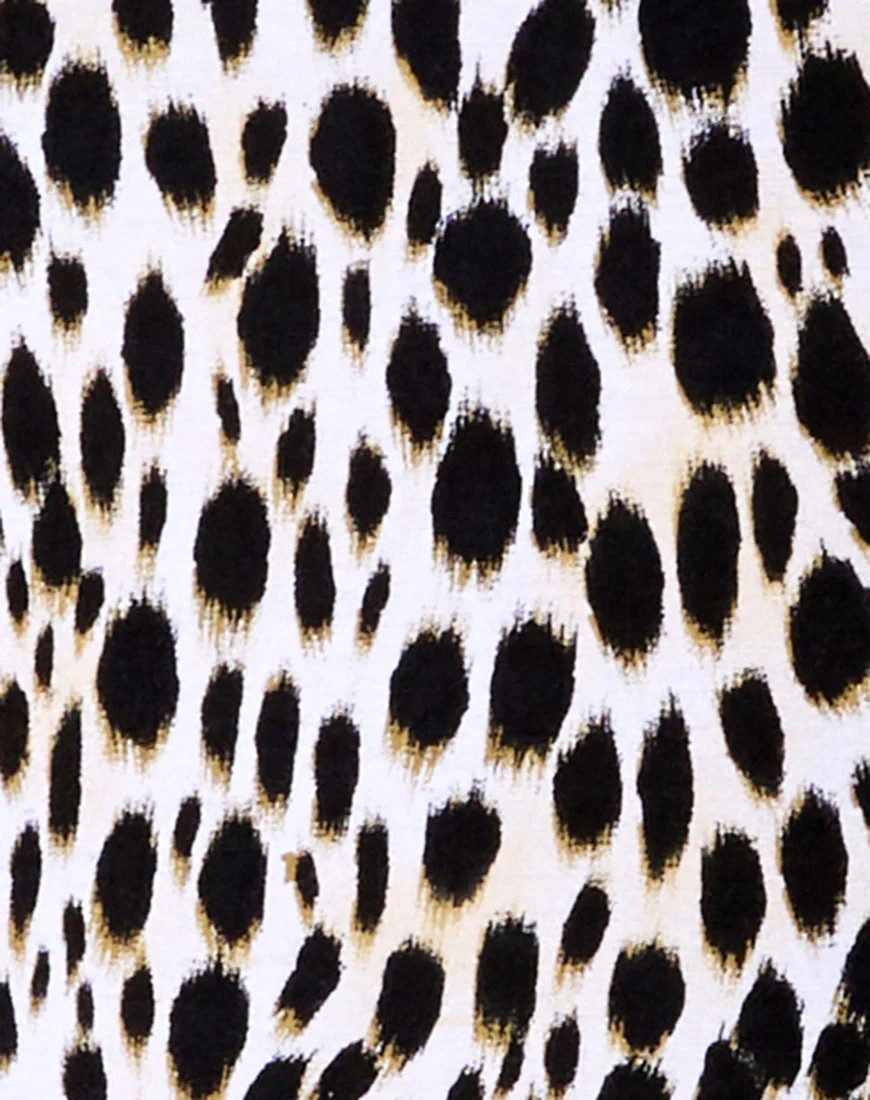 Marlin Bodycon Dress in Cheetah - Image 5