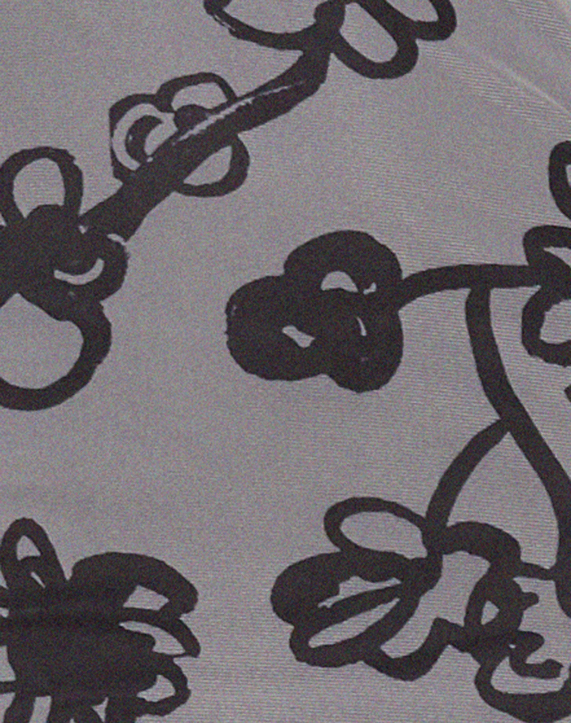 Maruza Midi Dress in Mesh Doodle Flower Grey - Image 5