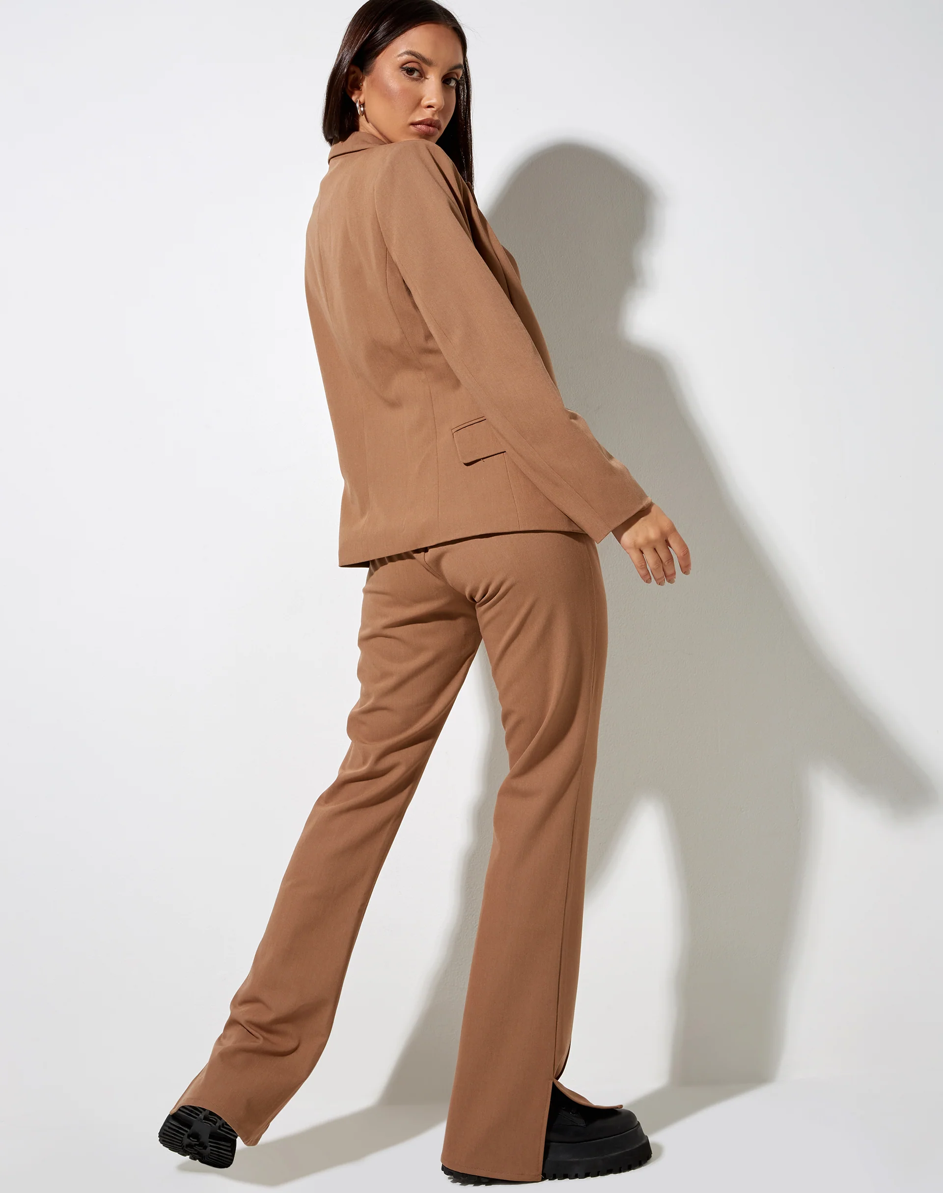 Marwah Blazer in Putty - Image 4