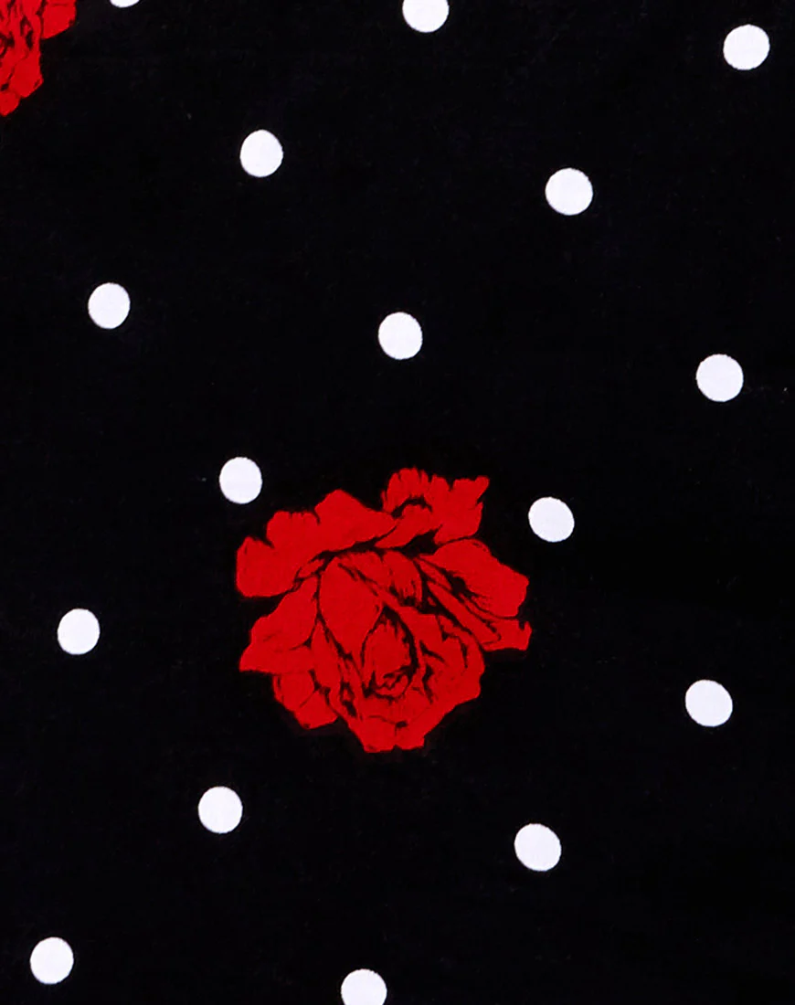 Maudy Crop Top in Cuban Rose - Image 5