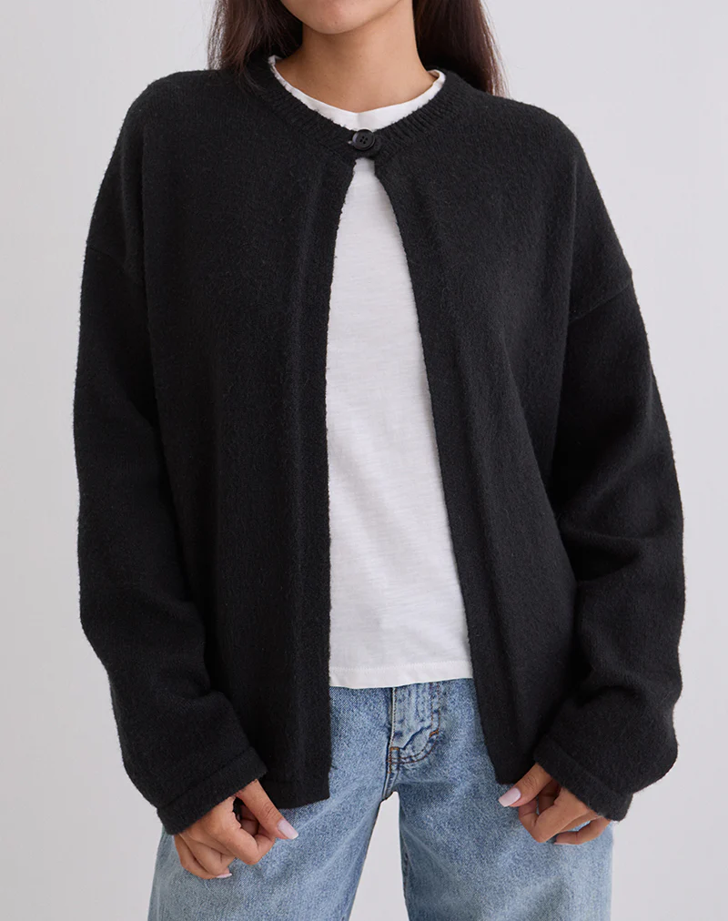 Maureen Cardigan in Black - Image 2