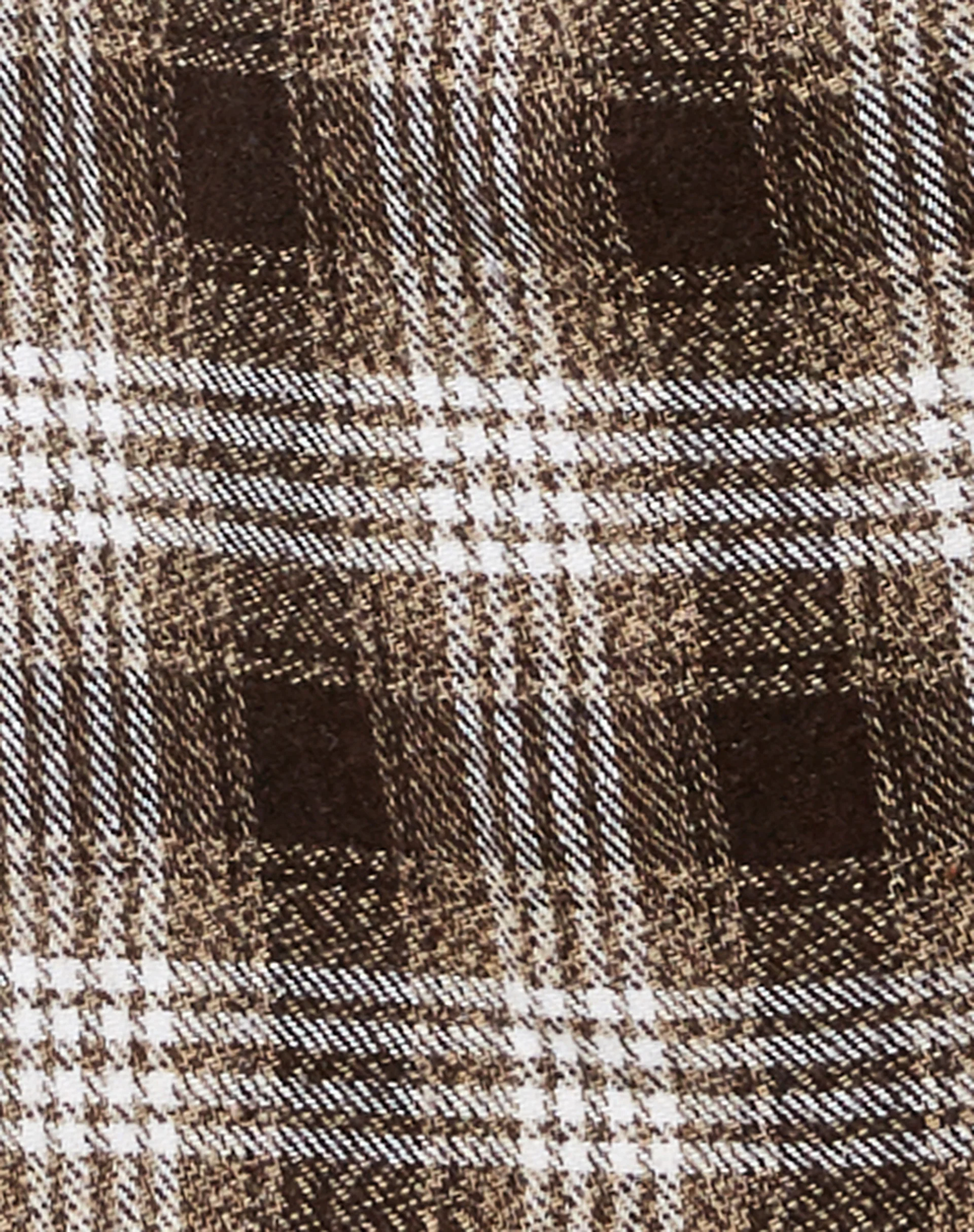 Maxiella Shirt in Brown Check - Image 8